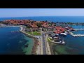 Nesebar (Несебър), Bulgaria - Drone footage over The Old Town