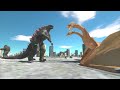 Kong Employs Skyscraper as Weapon Against Shimo, Liberates Evolved Godzilla and Godzilla Minus One