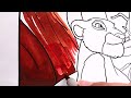Drawing The Lion King Disney Coloring Pages | Ohuhu Color Markers