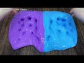 BLUE vs PURPLE I Mixing random into Glossy Slime I Relaxing slime videos#part3