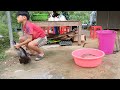 fishing skills. The orphan boy caught a catfish weighing 6kg. Lake fishing techniques