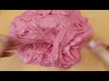 Mixing”Pink Nutella” Eyeshadow and Makeup,parts,glitter Into Slime!Satisfying Slime Video!★ASMR★