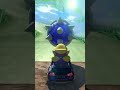 Well, that’s one way to dodge a blue shell 🍌 | Mario Kart 8