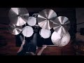 Sonor drums AQX Jungle Set sound demo with Agean Treasure Jazz cymbals