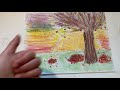 How To Draw a Fall Tree 🍁