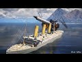 GTA 5 Britannic Sinking (Plane Crash Into HMHS Britannic Movie) Emergency Landing Plane