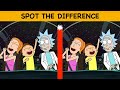 👁 Spot the DIFFERENCE - Rick and Morty 🛸 - Are you able to spot the 10 differences?