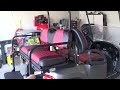 DIY Golf Cart Seat Upholstery!!