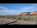 WB BNSF Manifest Train Feat Duo Rear DPUs At Hodge Ca! #bigbossrailfanner