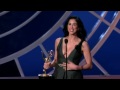 Ricky Gervais presents the Emmy Award to Sarah Silverman 2014