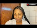 How to grow hair whiles in Braids | Refreshing Braids | Relaxed hair care best oil for growth