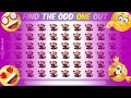 【Emoji Puzzle : Find the Odd Emoji One out】Can you Spot the Odd Emoji in 15 seconds?#157