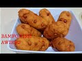 How to make Original Ghanaian Bamfo  Bissi / Awiesu / Cornmeal Snacks /Easy Snacks