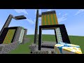 Minecraft tutorial 9x9 Piston Door