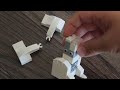 How to build a lego polar bear kinetic sculpture.