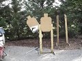 Homemade Swinging Target Stand