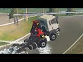 Cars vs Massive Potholes | BeamNG Drive