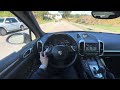Driving video cayenne