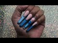 LILO & STITCH NAIL ART|ACRYLIC APPLICATION | WATCH ME WORK