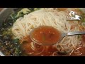 A bomb feast with huge portions - Noodles / Korean Street Food