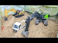 RC EXCAVATOR HUINA 1550 ,1593, truk pick up, loading