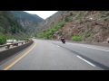 Westbound Interstate 70 Through Glenwood Canyon In Colorado