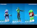 ALL TIKTOK DANCES & ICON SERIES EMOTES IN FORTNITE