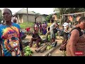 Typical Rural Farmers Market in Nigeria West Africa Cheapest Food Market