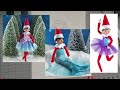 TURNING MINIATURE DOLL INTO MY VERSION OF ELF ON THE SHELF / Doll repaint/makeover
