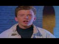 Never Gonna Give You Up but the vocals are reversed while the song is fine