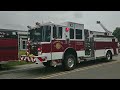 Randolph fire company engine 22 leaving Roxbury fire dual wet down