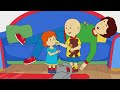Caillou vs The Ninjas | Caillou Compilations
