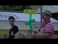 Pepe The Clown - VERY FUNNY clown on street (Poland 2014), 4k