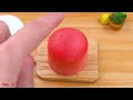 Coolest Miniature Rainbow BABY SHARK Jelly Making From Tropical Fruit 🍍🍉🥝🍇 Delicious Mini Fruit