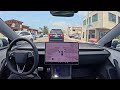 Raw 1x: Tesla FSD 12.4.3 Drives on Wrong Side of the Road Making Left Turn