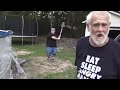 ANGRY GRANDPA DRIVES INTO SWIMMING POOL!!