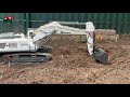 AMAZING radio controlled RC EXCAVATOR LIEBHERR 970 made in CHINA - first time at the site