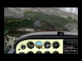 Flightgear Cessna 172 at LFHU - Alpe d'Huez