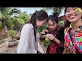 Bếp Trên Bản | Thăm Nhà Chị Song Hỷ Vlog Ăn Lẩu Mắm Hái Dừa Ái Mí Bị Ong Đốt