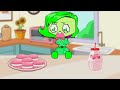 Inside Out 2 | Disgust | Convenience Store Emoji Pink Food Mukbang | ASMR | ANIMATION