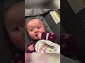 Deaf baby hears for the first time ❤️