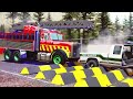 Trucks vs Speed Bumps #35 | BeamNG.DRIVE