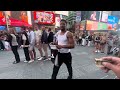 Times Square Street breakdancing 917 Show time