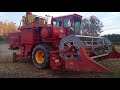 2017 soybean harvest with a 1970 410 Massey Ferguson