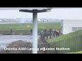 Emirates A380 Landing at London Heathrow