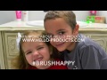 Brush-time confessions with hello kids fluoride toothpaste