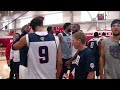 Team USA players mic'd up during practice at training camp - LeBron, Ant, Steph