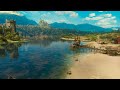 Relaxing sunrise and sunset | Toussaint | The witcher 3 ☀️