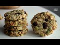 No 밀가루! No 버터! 멈출 수 없는 고소함! 슬슬 섞어 건강 오트밀 쿠키 Oatmeal Cookies | 하다앳홈