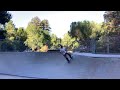 Skateboarding in Ben Lomand, California. Highlands Skatepark. Santa Cruz county.